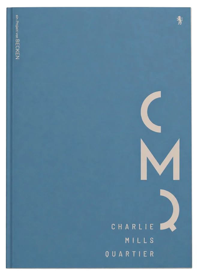 Broschüren-Cover Charlie Mills Quartier
