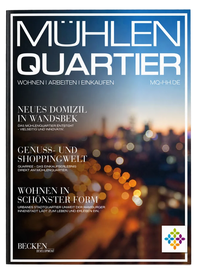 Broschüren-Cover Mühlenquartier