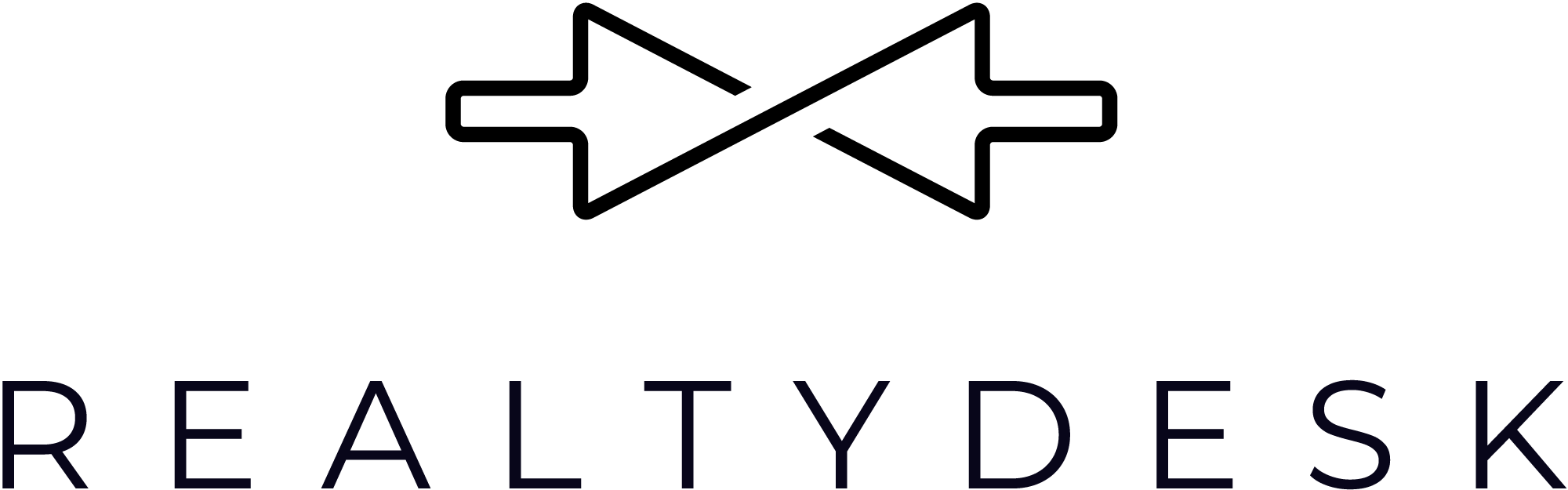 Realty Desk Logo auf Beige